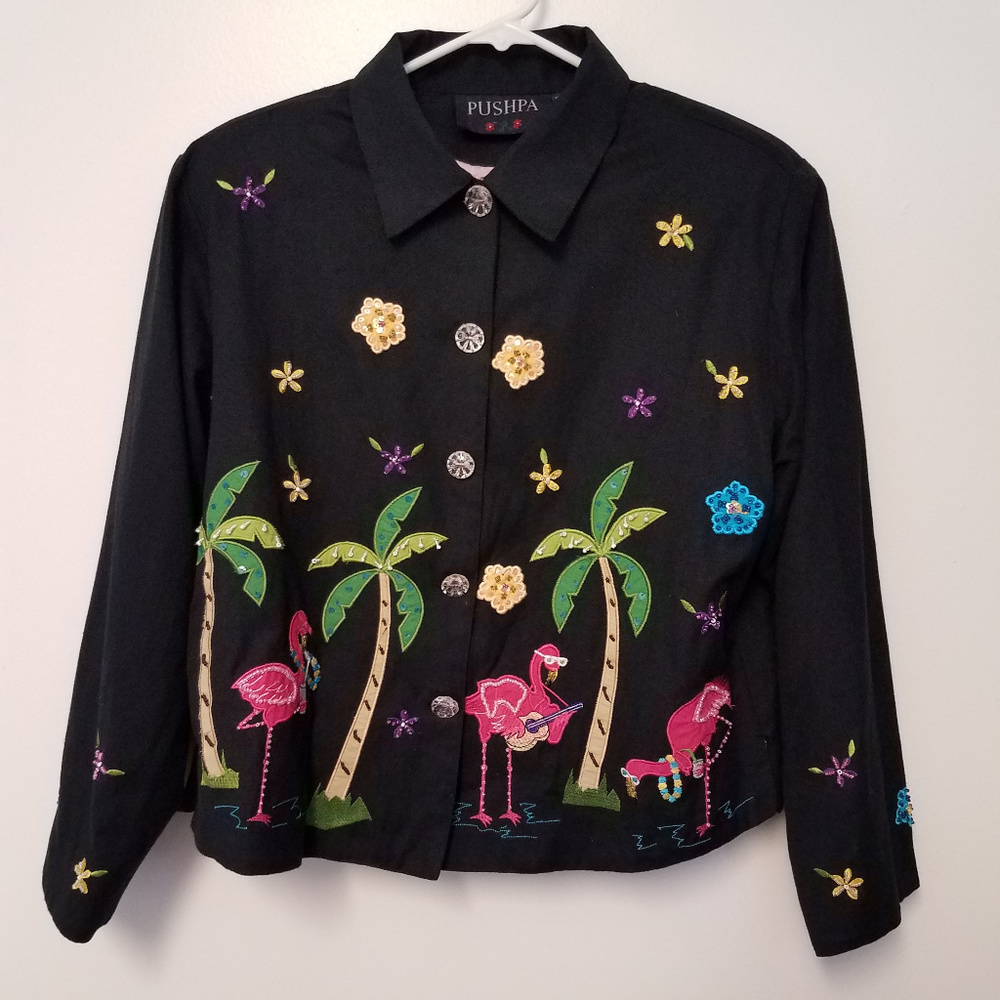 Pushpa Beaded Jacket Women size Medium